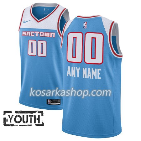 Dres Sacramento Kings Prilagođeni Nike 2018-19 City Edition Plava Swingman - Dječji